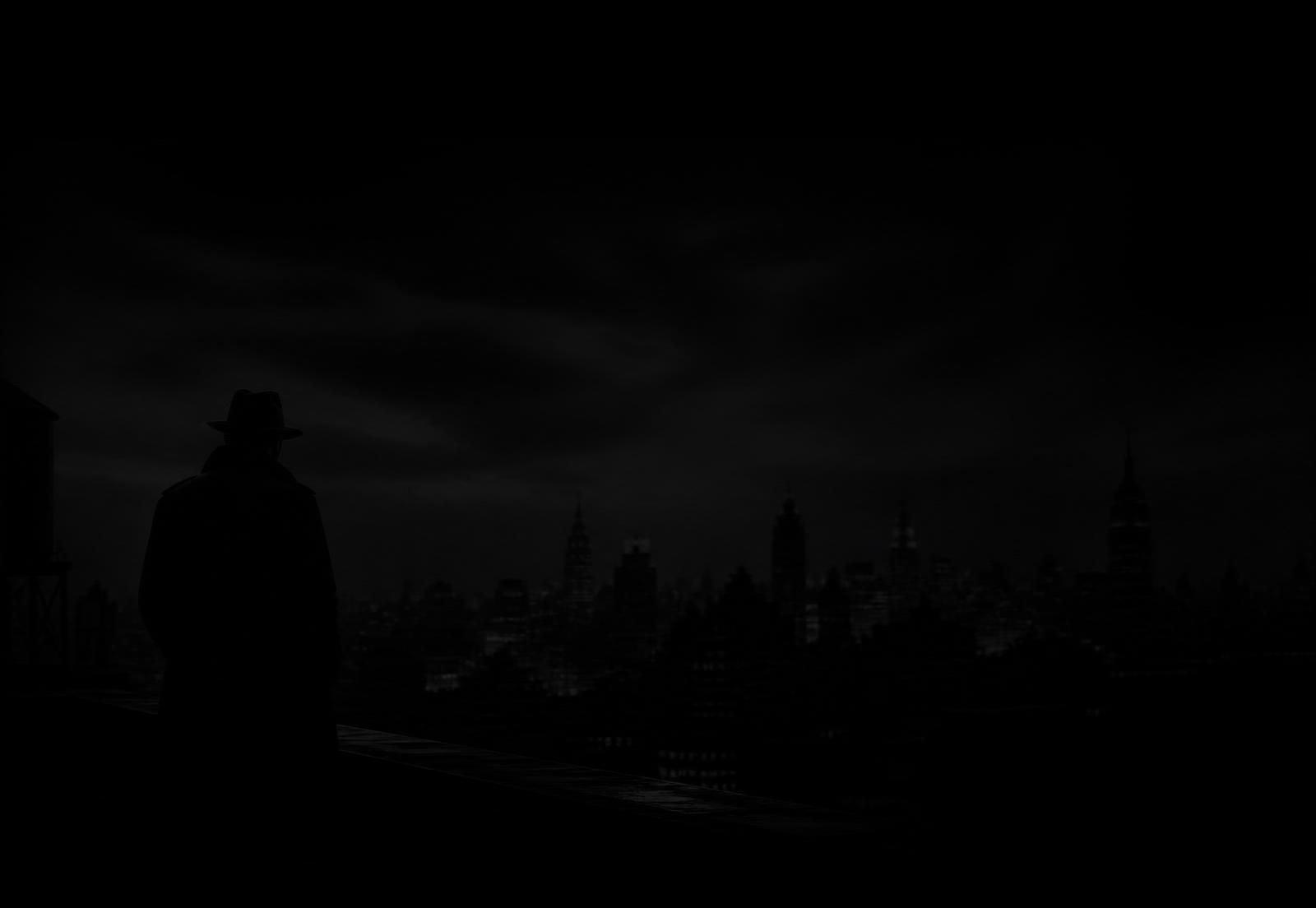 AmbirrTV correspondent filming a city skyline at night